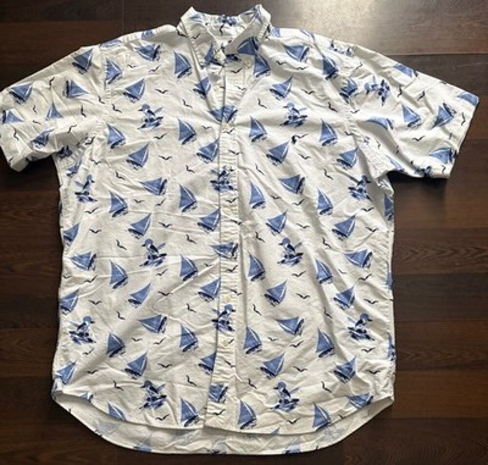 Polo Ralph Lauren Polo Bear Windsurf Shirt White 2XLT